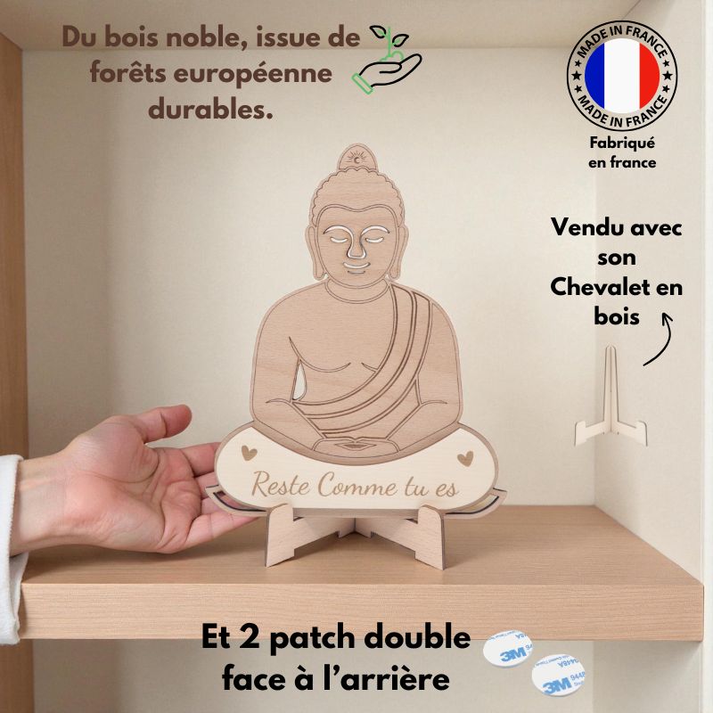 Bouddha en bois Personnalisé