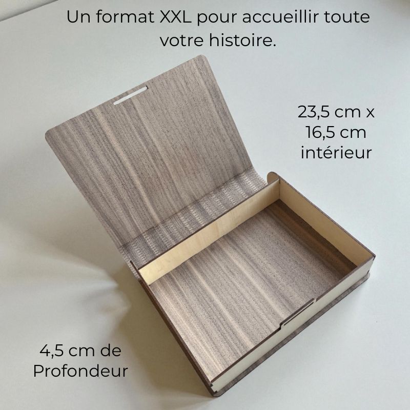 Boite à souvenir personnalisée - Rustique