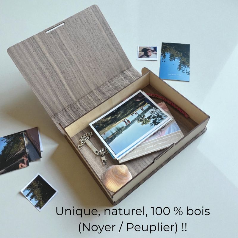 Boite à souvenir personnalisée - Rustique