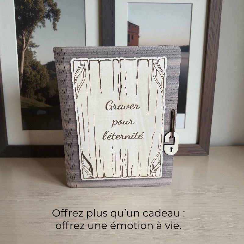 Boite à souvenir personnalisée - Rustique