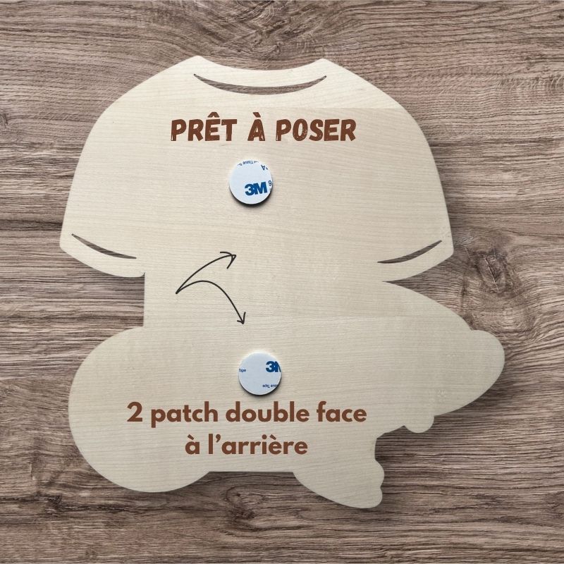 Prénom à graver sur bois, Maillot de Foot