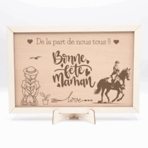 Cadre en Bois 100% Personnalisable – 30x20 cm