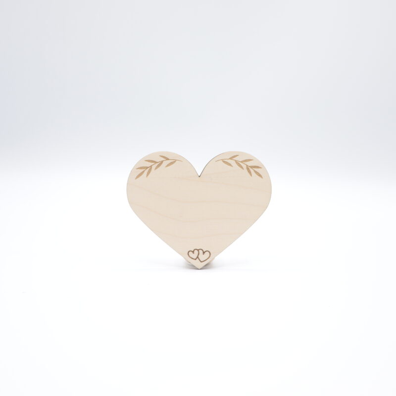 Marques-places personnalisés en bois – invités, témoins & proches