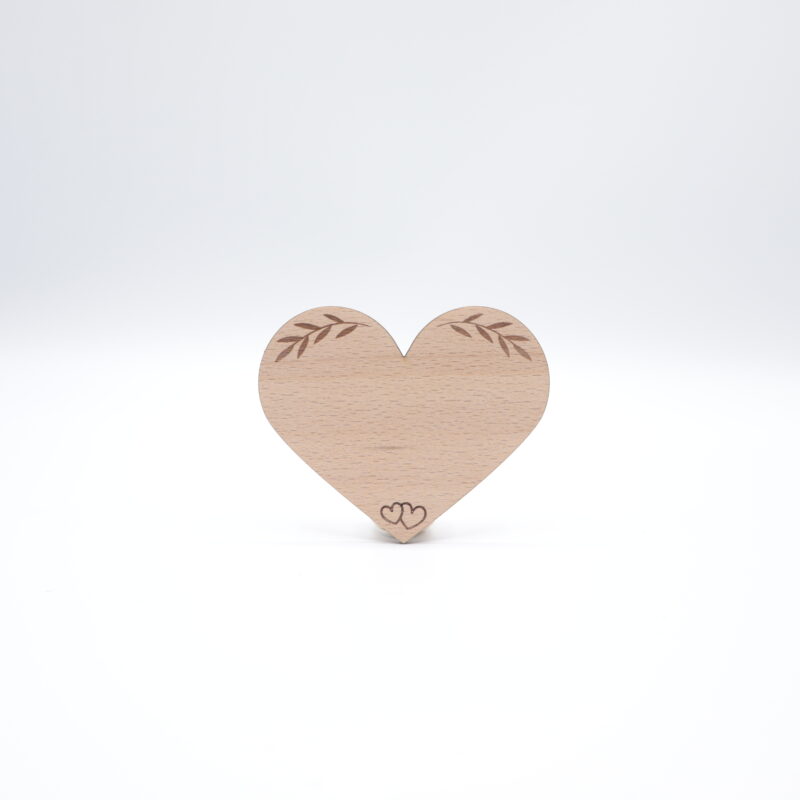 Marques-places personnalisés en bois – invités, témoins & proches