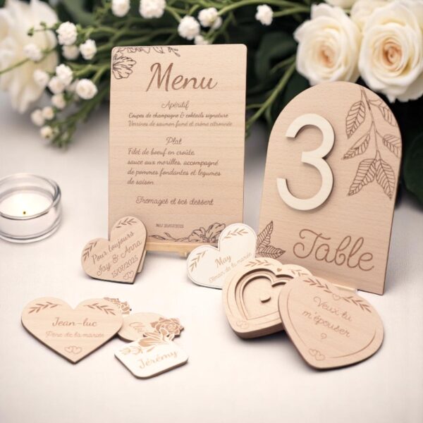 Cadeau Mariage Personnalisé en Bois : Les Plus Belles Idées pour un Souvenir Inoubliable