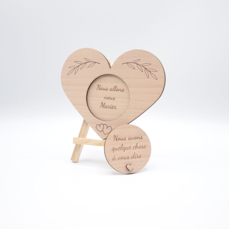 Boite à annonce personnalisée - Coeur