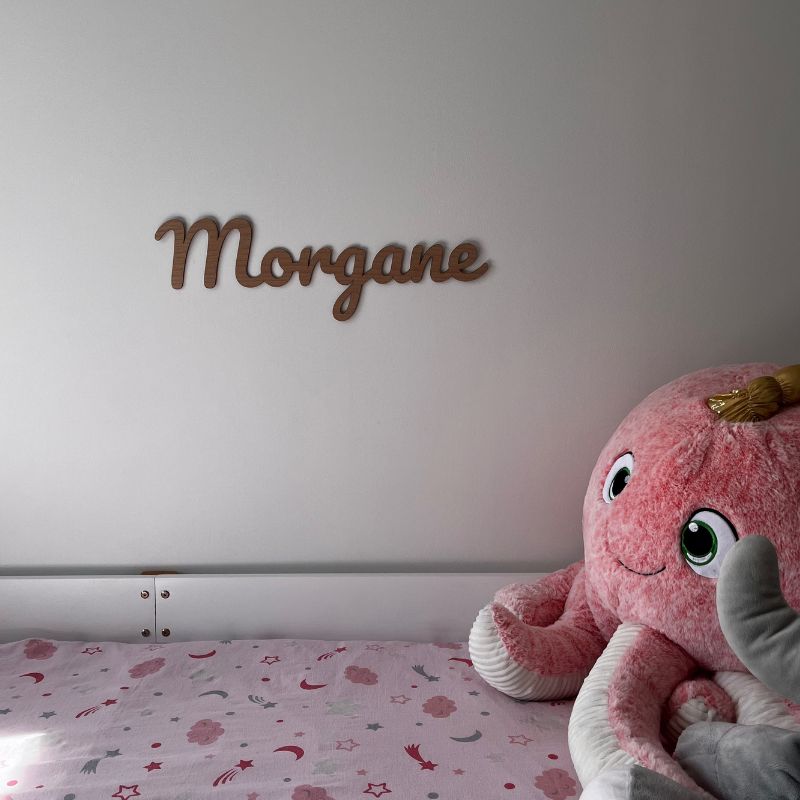 Prénom en bois découpé — Personnalisé