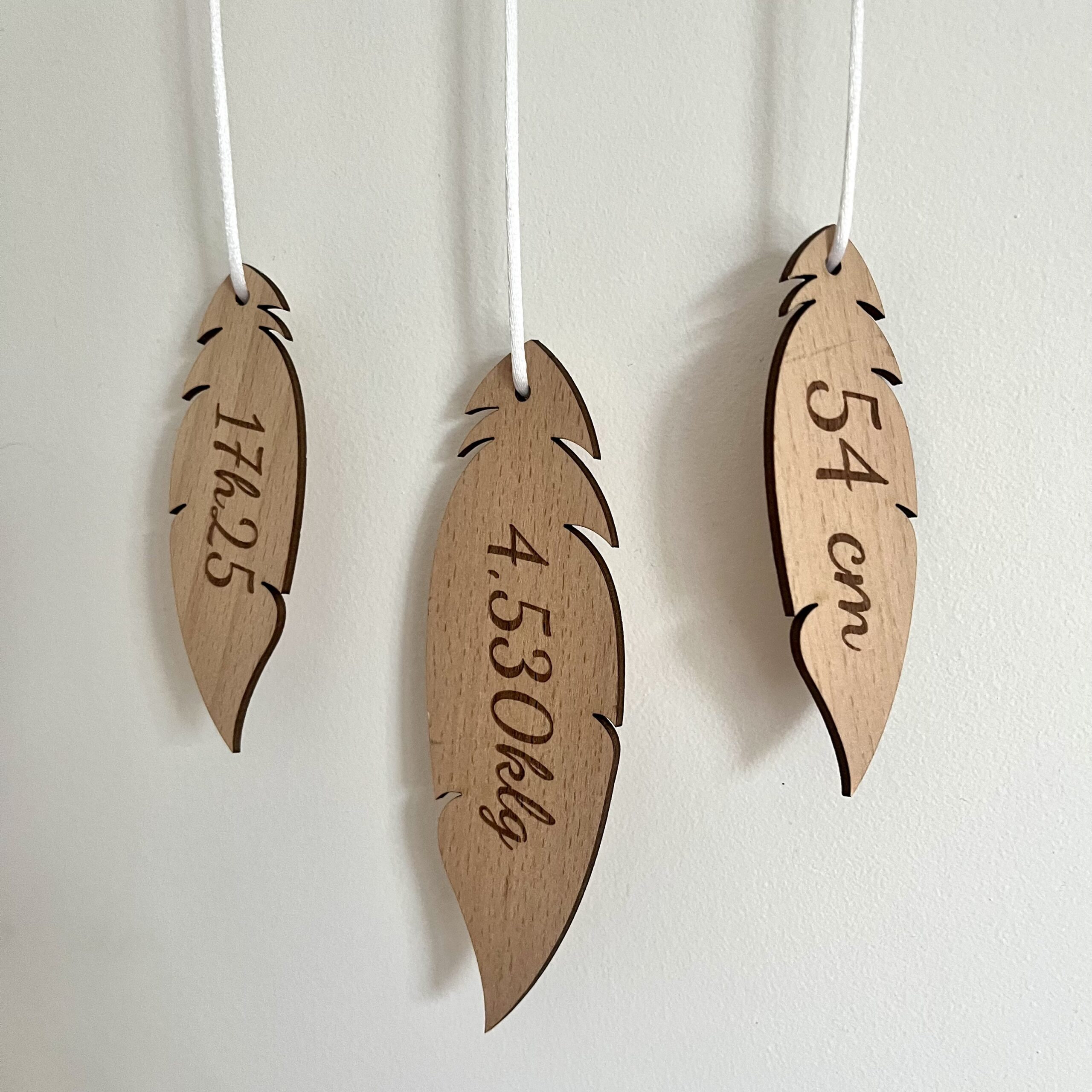 Attrape-rêve Personnalisé en Bois – Cadeau de Naissance Unique pour Bébé