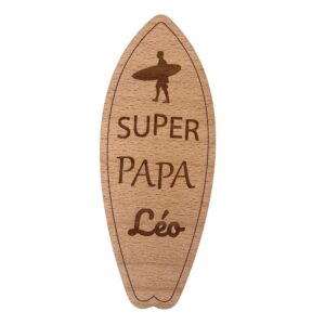 Magnets en Bois Personnalisables – Papa, Anniversaire & Fête