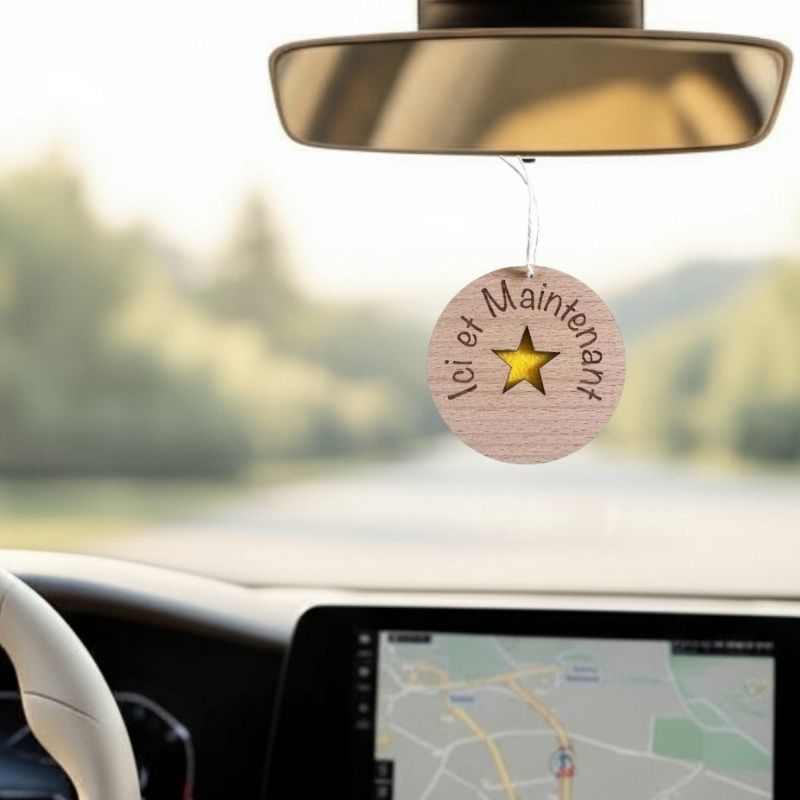 Diffuseur de parfum en bois personnalisé – Mandala