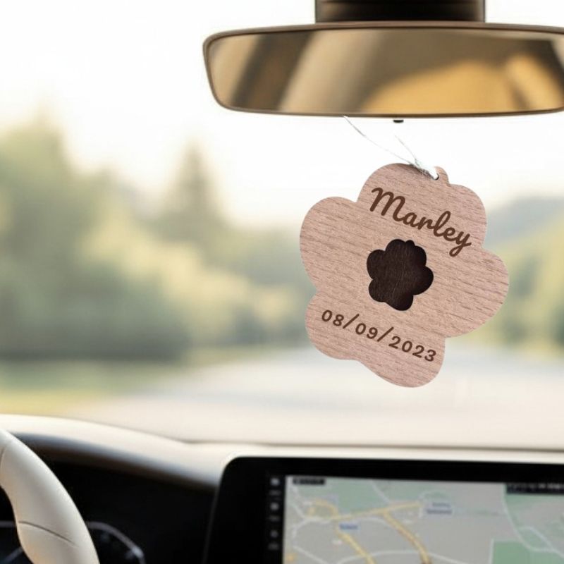 Diffuseur de parfum en bois personnalisé – Patte