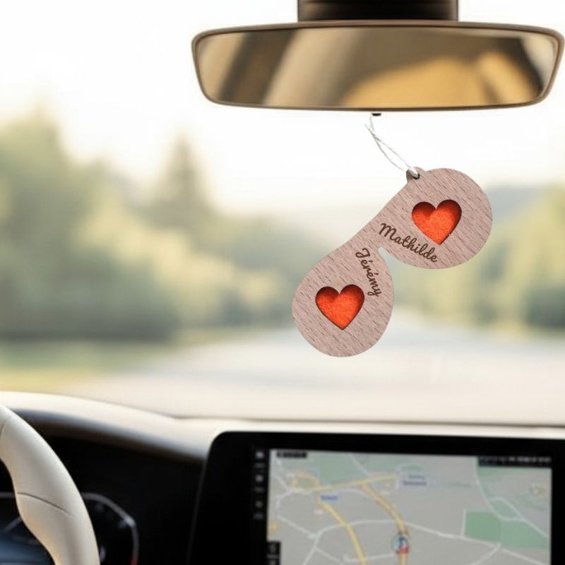 Diffuseur de parfum en bois personnalisé – Lunette