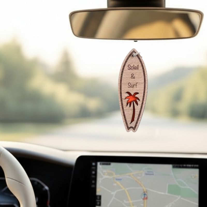 Diffuseur de parfum en bois personnalisé – Surf