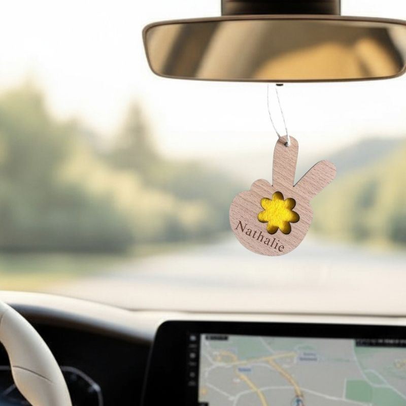 Diffuseur de parfum en bois personnalisé – Peace&Love