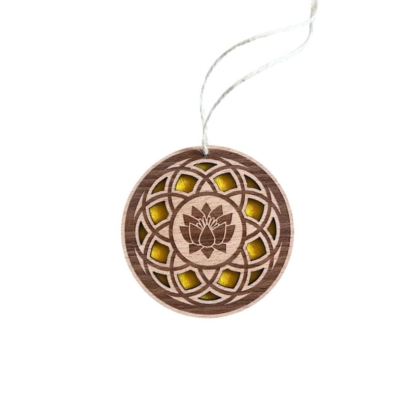 Diffuseur de parfum en bois personnalisé – Mandala