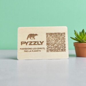 Carte de visite en bois - VCARD