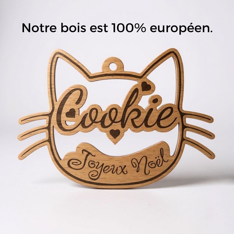 Boule de Noël Personnaliser, Chat & Chien