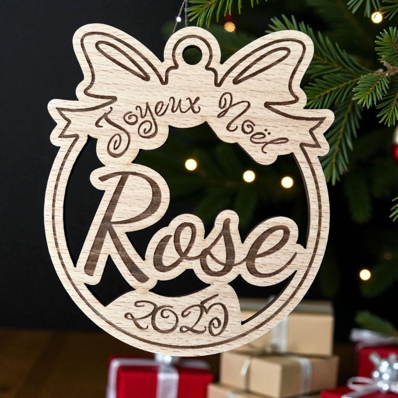 Boule de Noël Personnaliser pour Cadeaux Uniques