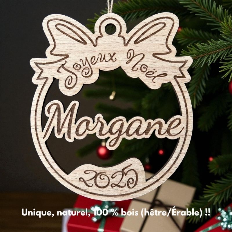 Boule de Noël Personnaliser pour Cadeaux Uniques