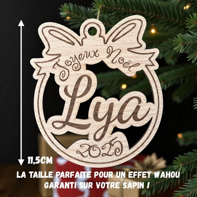 Boule de Noël Personnaliser pour Cadeaux Uniques