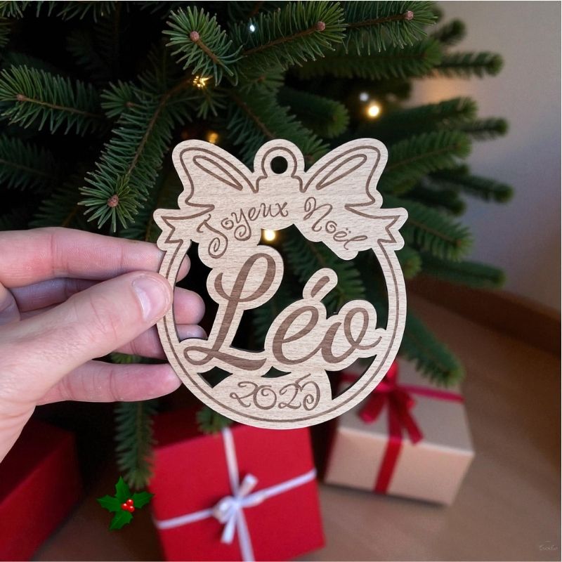 Boule de Noël Personnaliser pour Cadeaux Uniques