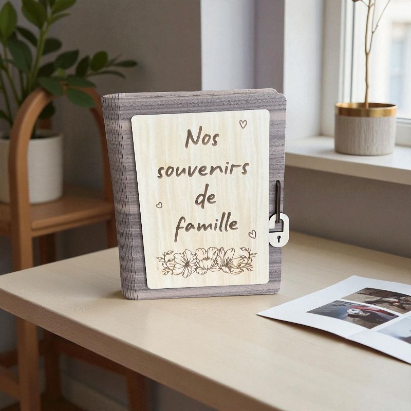 Boite à souvenir personnalisée - Floral