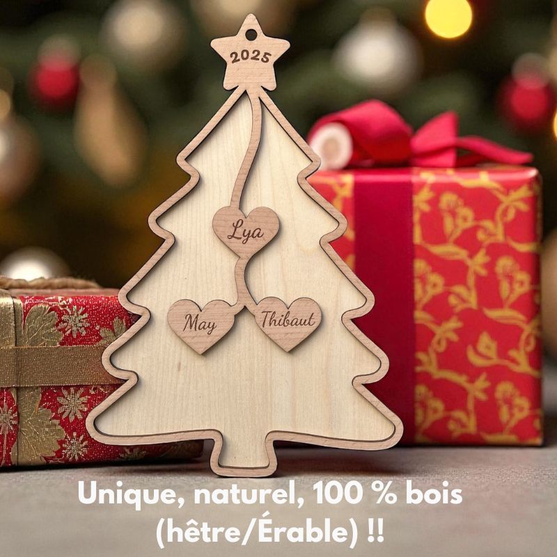 Cadeau Famille Personnaliser: Un Sapin Inoubliable
