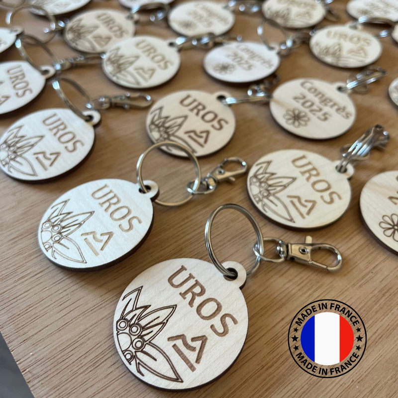 Porte-clés personnalisés en grande quantité – Goodies entreprise 100 % sur mesure